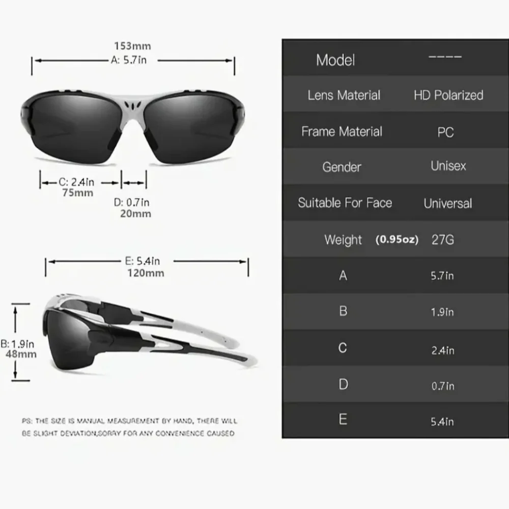 Men's Polarized Sunglasses: Ultimate Protection for Outdoor Sports, Driving